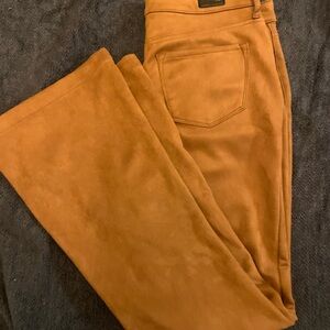 Sofia vergara suede Tan Pants
